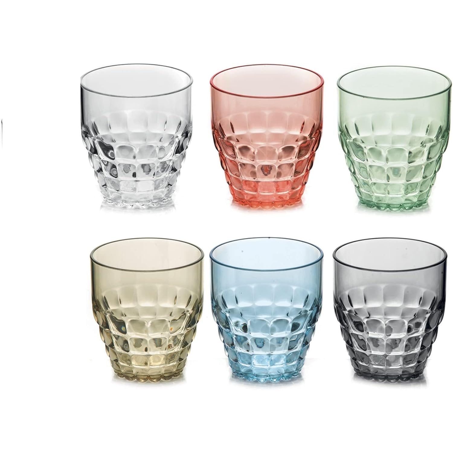 Guzzini Tiffany glasses set 6 pcs Transparent multicolor 22570252